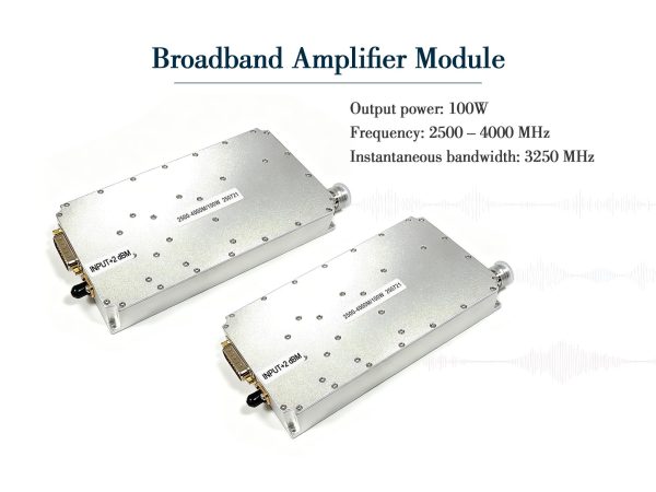 100W GaN Wideband Module – 2.5–4.0 GHz Coverage