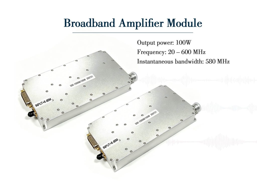 100W Broadband Amp Module – 20 to 600 MHz Wideband Power for HF/VHF/UHF
