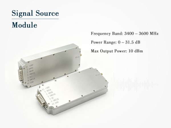 3.4-3.6GHz Signal Source Module, RS485, 31.5dB Att