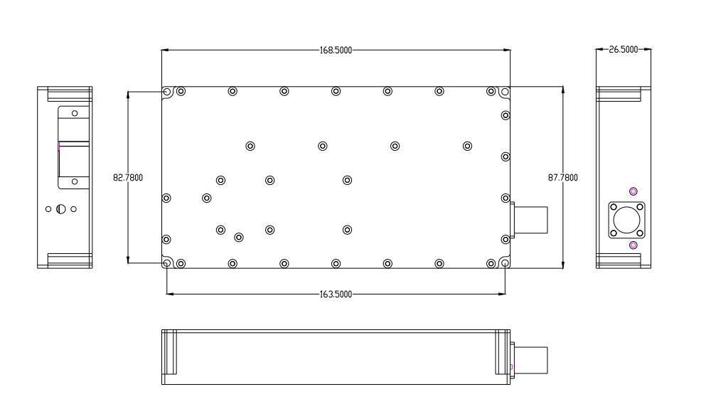 100W GaN Wideband Module 300-1500MHz